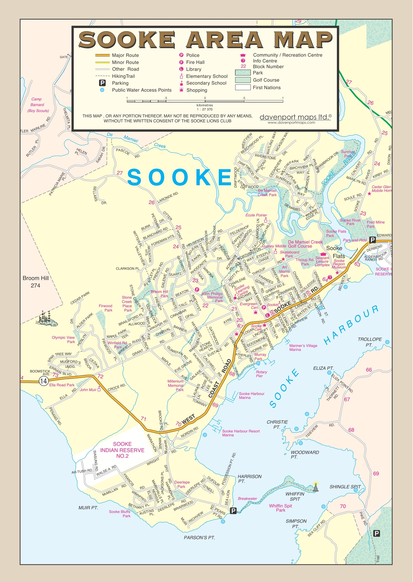 Sooke Map